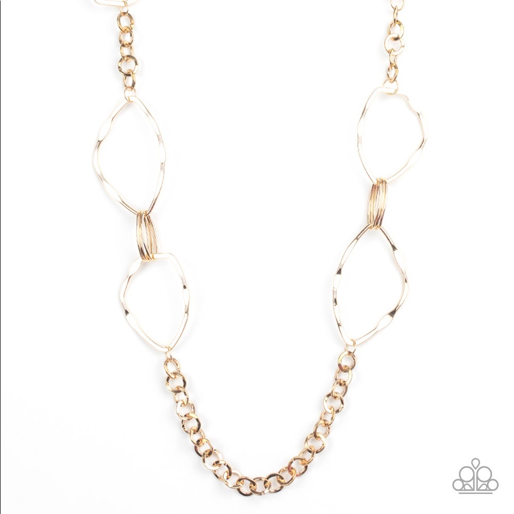 Long gold necklaces